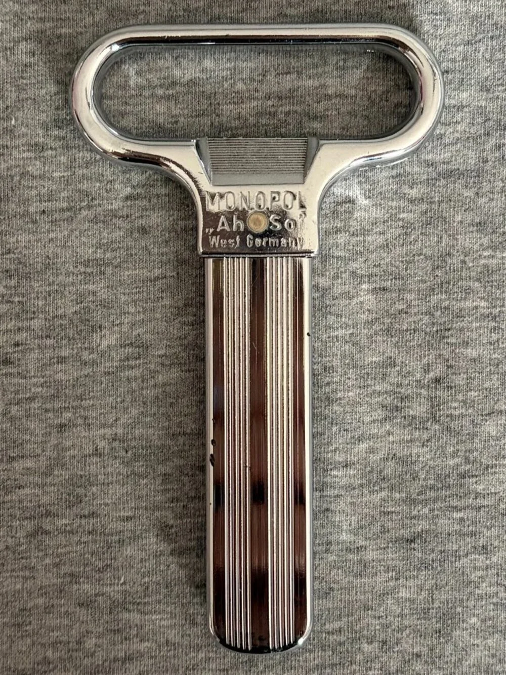 This is a Monopol Double Prong Cork Puller, Ah So West Germany